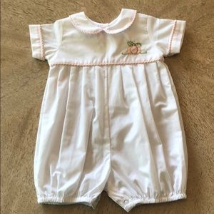 Boy Pumpkin Romper size 3 months